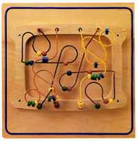 Sculptured Maze Wall Panel