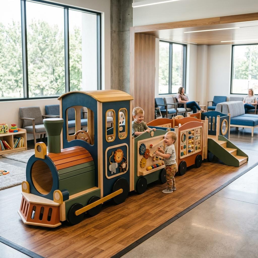Commercial Circus Train play system