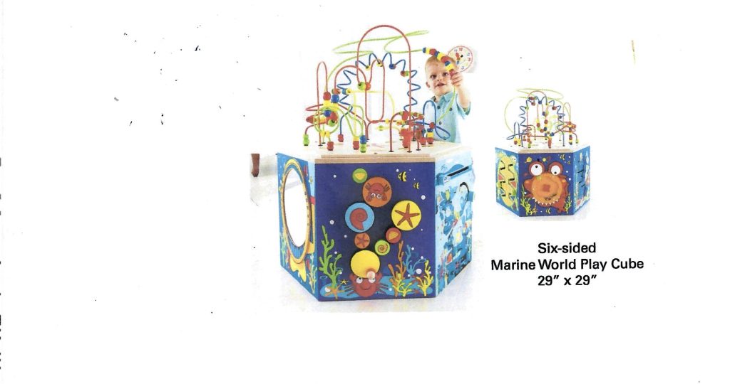 Six-sided Marine World Play Cube